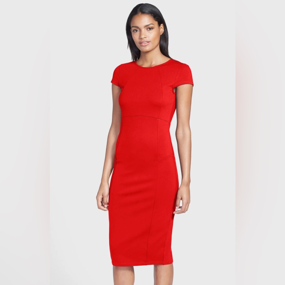 Felicity & Coco Ward Seamed Pencil Dress